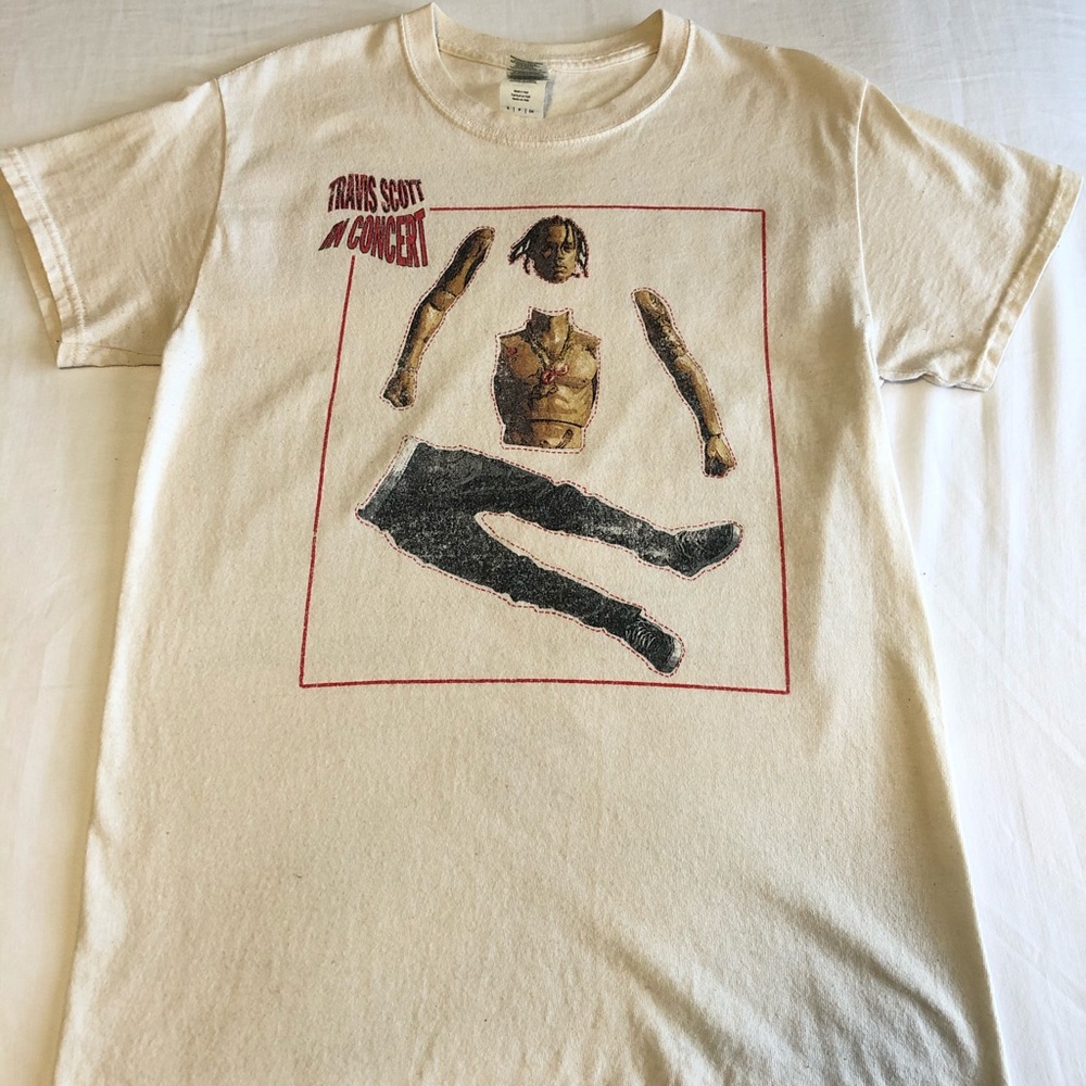 —SOLD — Travis Scott Paper Doll Tee